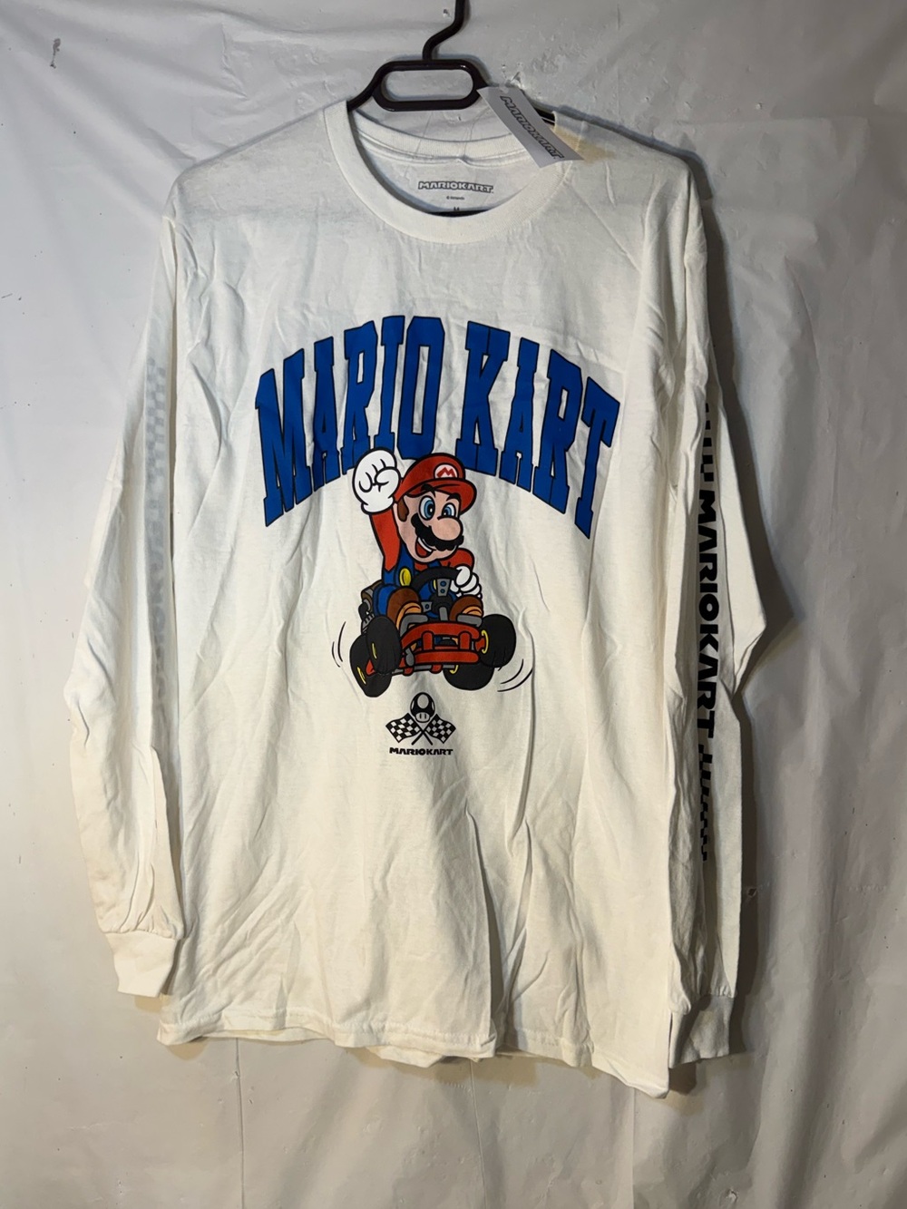 Nintendo Mario Kart long sleeve men’s shirt size medium